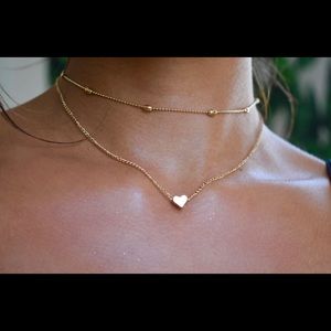Dainty heart necklace FREE BUNDLE SHARE SALE